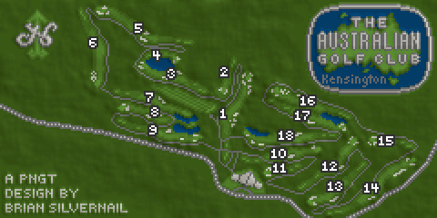 The Australian Golf Club’s Course Routing