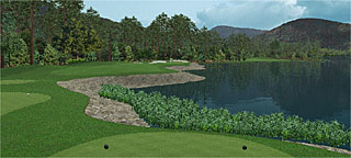 Rolling Evergreen’s Hole 3